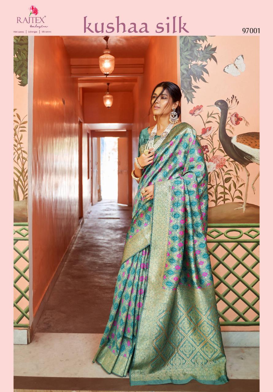 Rajtex Presents Kushaa Silk Exclusive Designer Collection Of Rich Silk Sarees Collection At Wholesale Prices