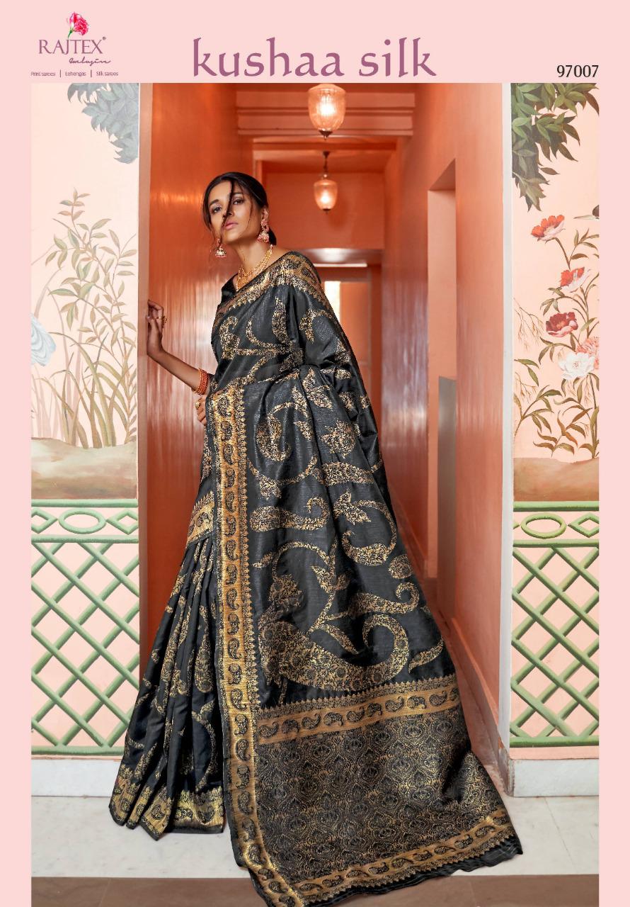 Rajtex Presents Kushaa Silk Exclusive Designer Collection Of Rich Silk Sarees Collection At Wholesale Prices