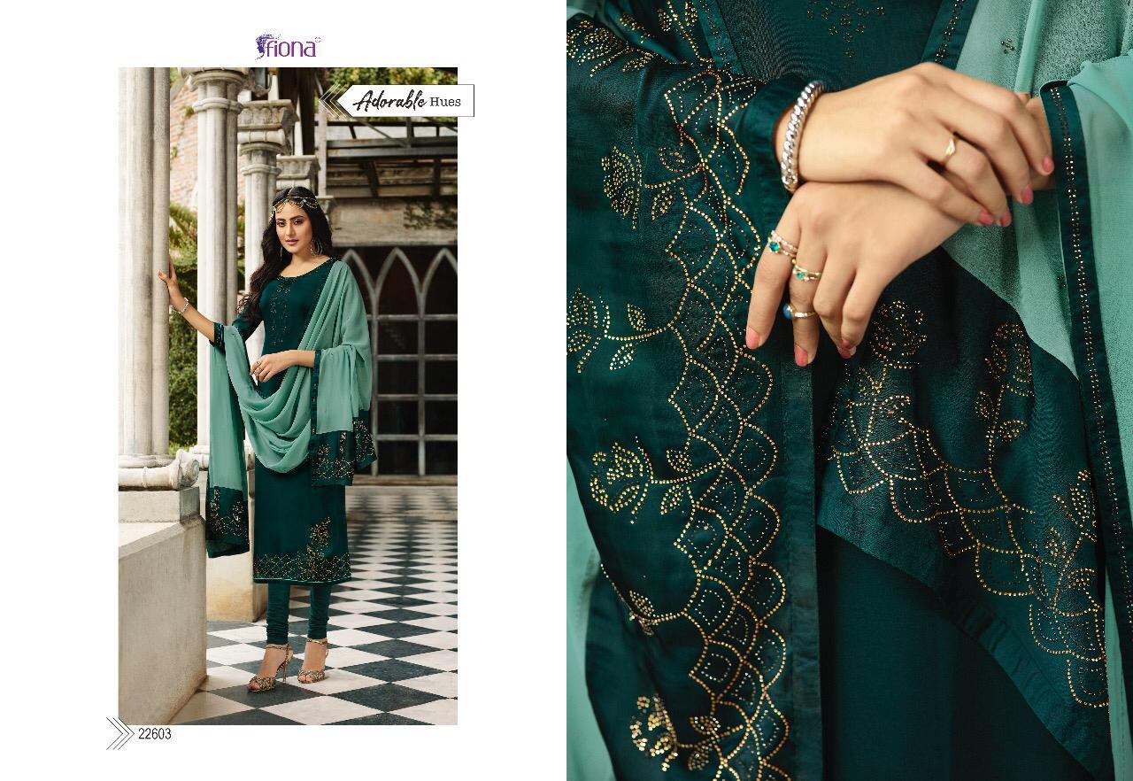 Fiona Presents Ujjwala Vol-2 Satin Georgette With Swarovski Diomond Work Party Wear Straight Salwar Suit Catalogue Wholesaler