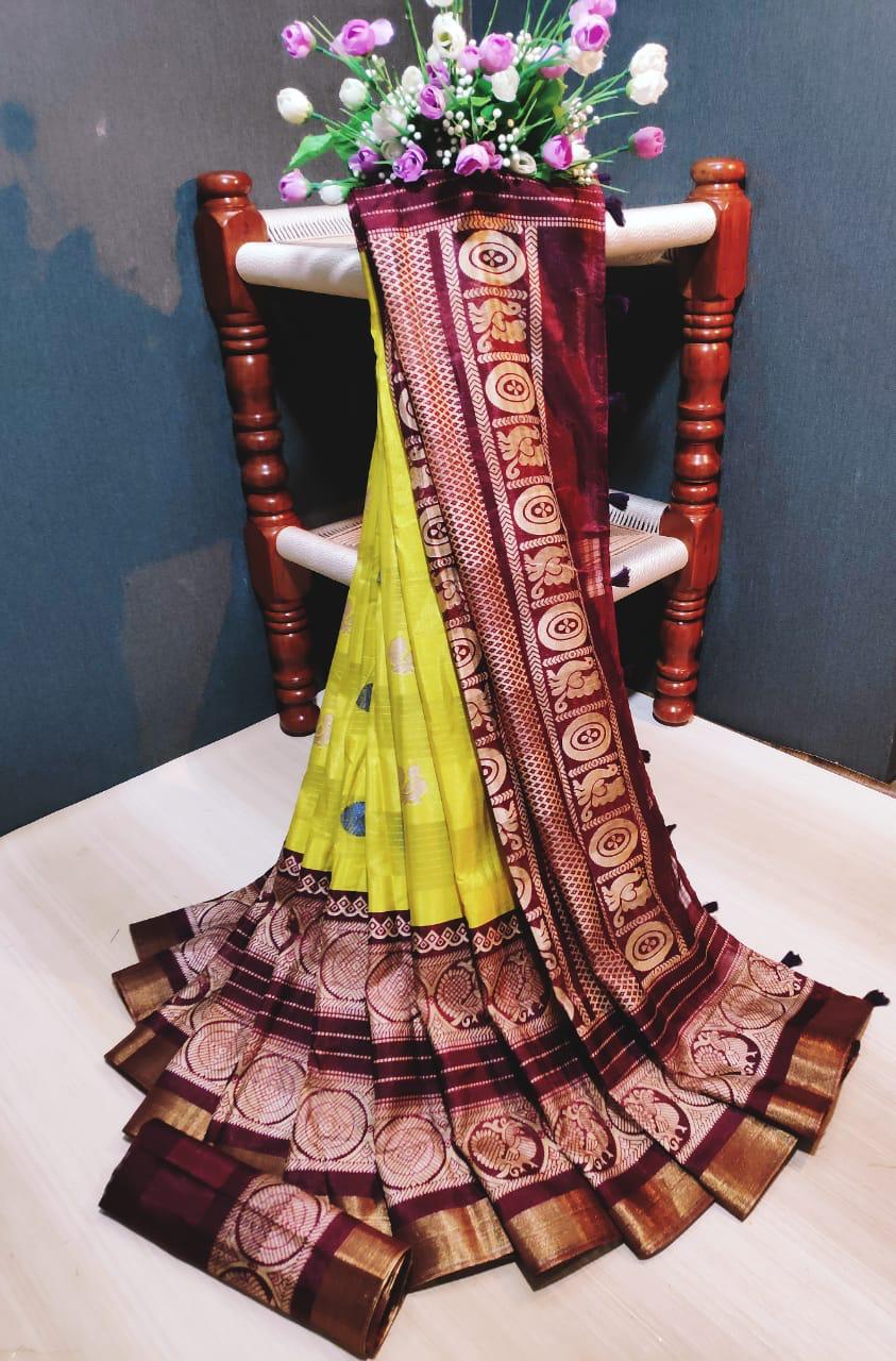 Aura Sarees Presents Banarasi Silk-1 Designer Daily Wear Sarees Wholesaler