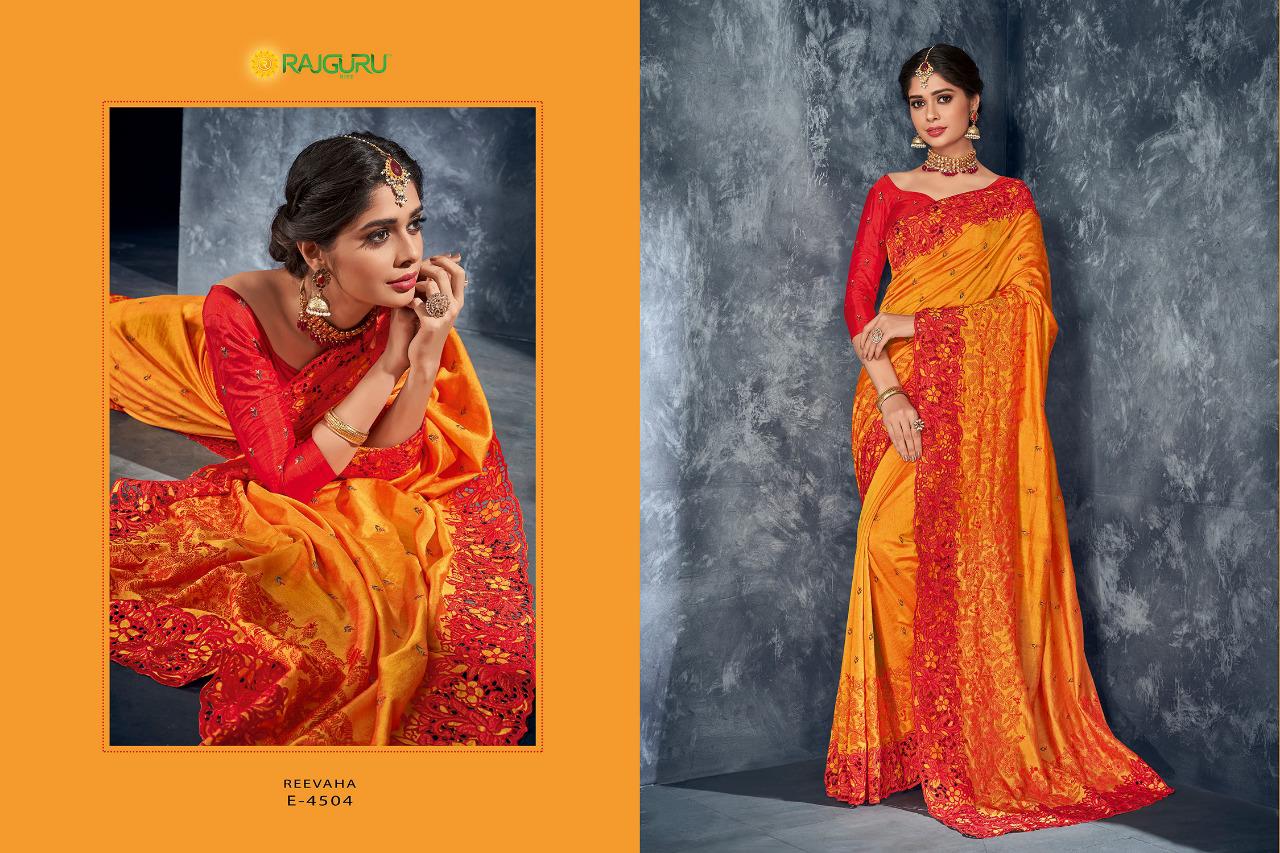 Rajguru Presents Reevah Exclusive Designer Party Wear Fastive Collection