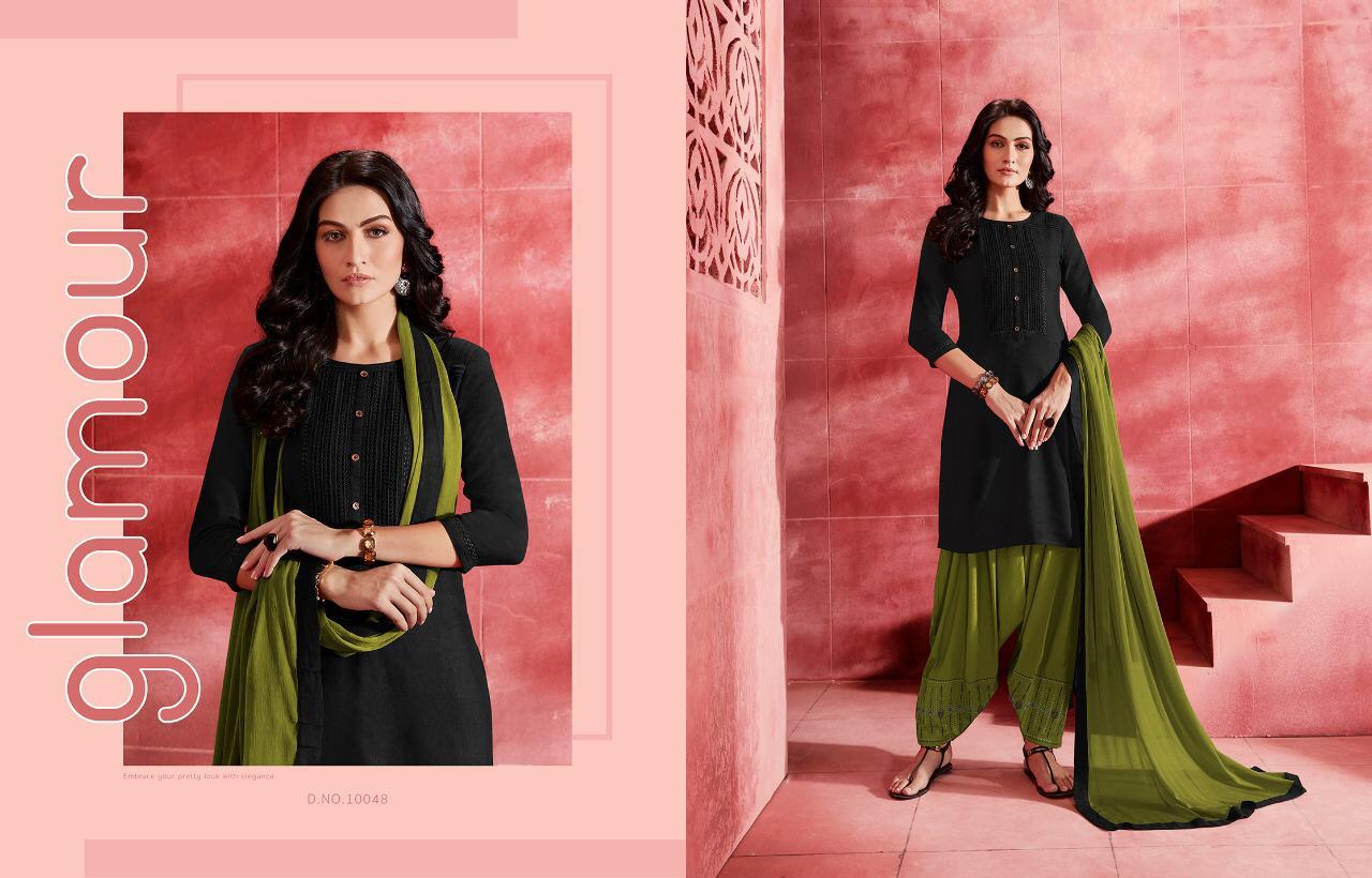 Kajree Presents Esteem By Patiala Beautiful Designer Party Wear Patiala Suit Catalogues Wholesaler