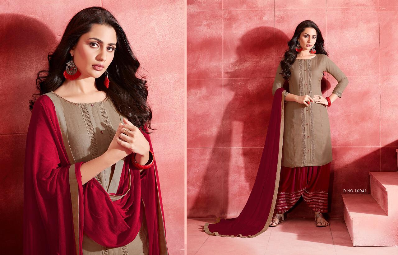 Kajree Presents Esteem By Patiala Beautiful Designer Party Wear Patiala Suit Catalogues Wholesaler