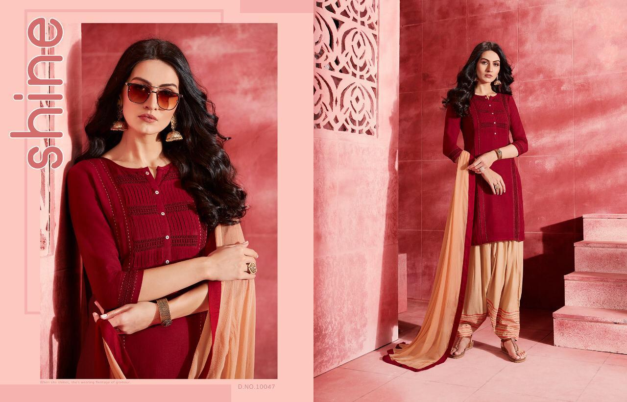 Kajree Presents Esteem By Patiala Beautiful Designer Party Wear Patiala Suit Catalogues Wholesaler