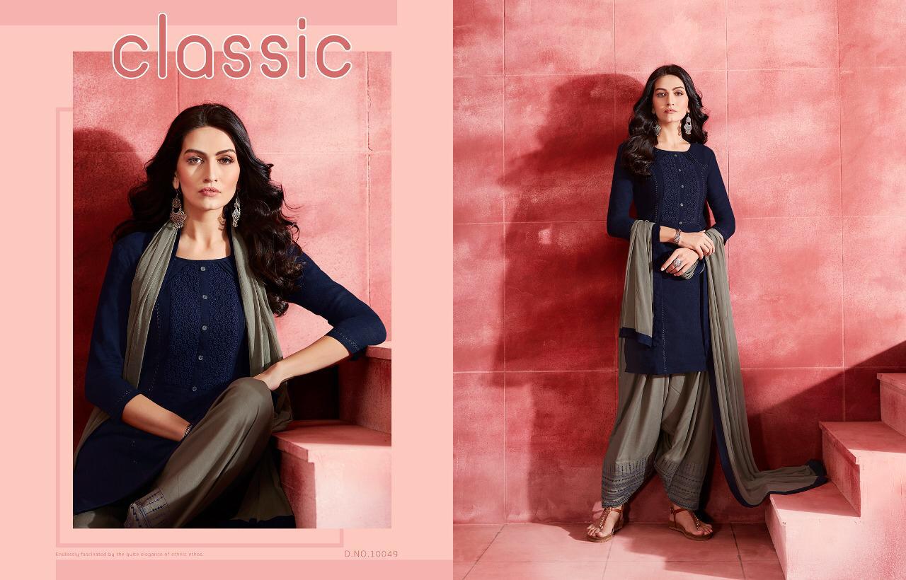 Kajree Presents Esteem By Patiala Beautiful Designer Party Wear Patiala Suit Catalogues Wholesaler