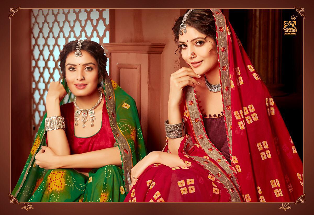 Buy chunri print saree in India @ Limeroad