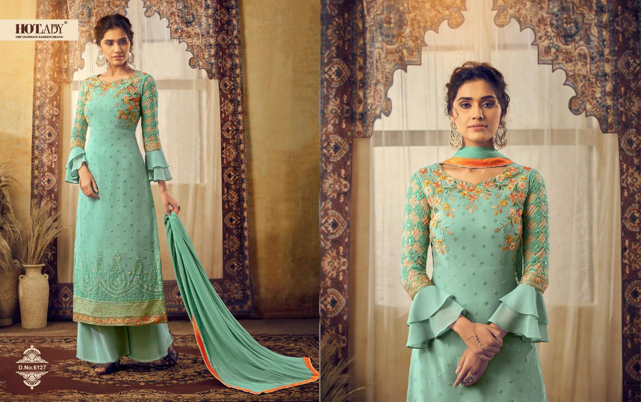 Hotlady Presents Mishti 2nd Edition Exclusive Designer Party Wear Plazzo Style Salwar Suit Catalogue Wholesaler