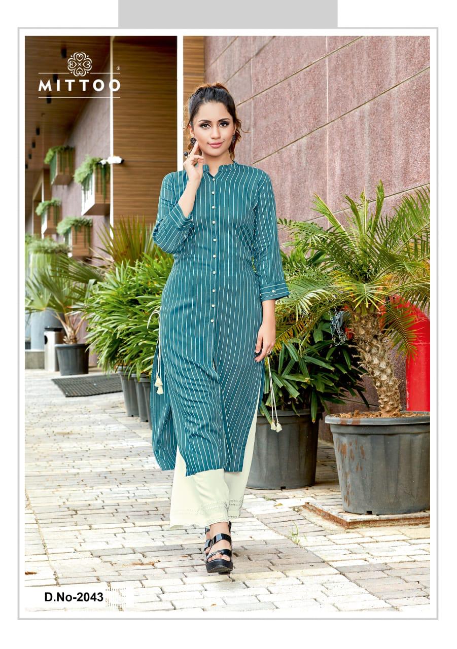Mittoo Presents Panghat Vol-7 Designer Party Wear Kurtis With Plazzo Collection At Wholesale
