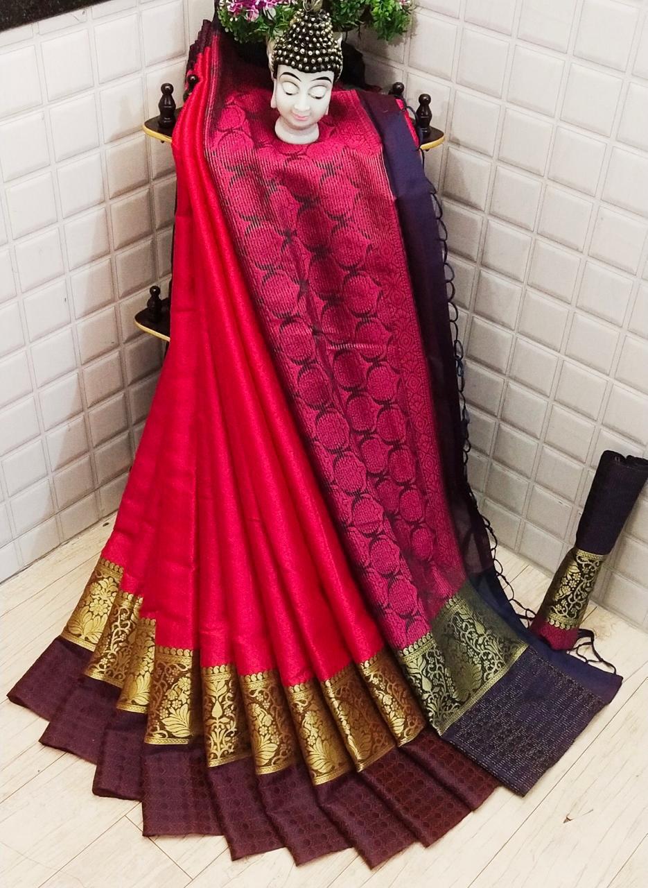 Aura Saree Presents Navratri Emboss Rich Silk Traditional Wear Sarees Catalog