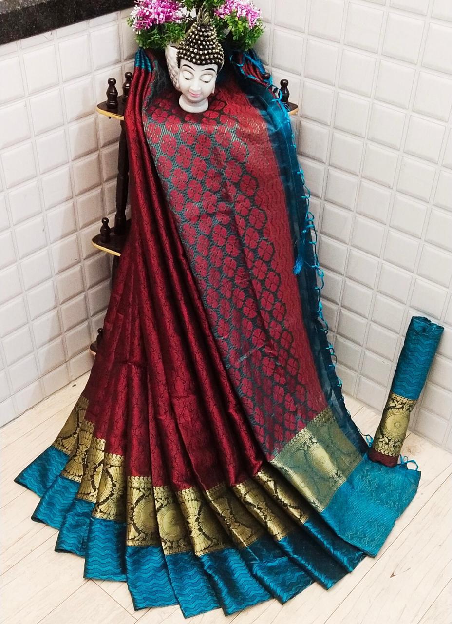 Aura Saree Presents Navratri Emboss Rich Silk Traditional Wear Sarees Catalog