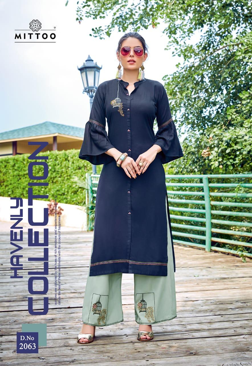 Mittoo Presents Panghat Vol-10 Traditional Wear Kurtis With Plazzo Collection At Wholesale
