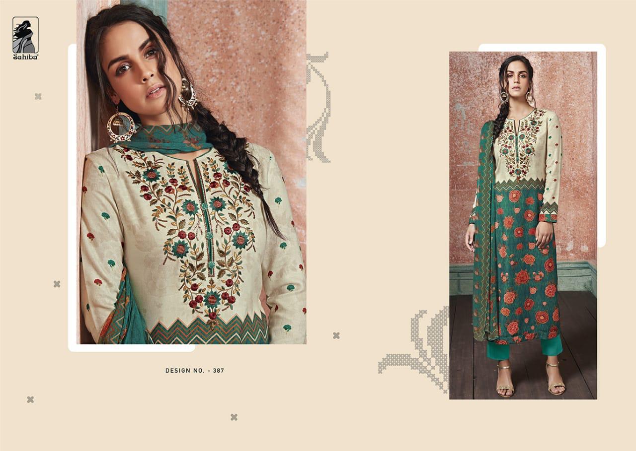 Sahiba Suit Presents Black Currant Pashmina Designer Digital Printed Straight Salwar Suit Catalogue Wholesaler