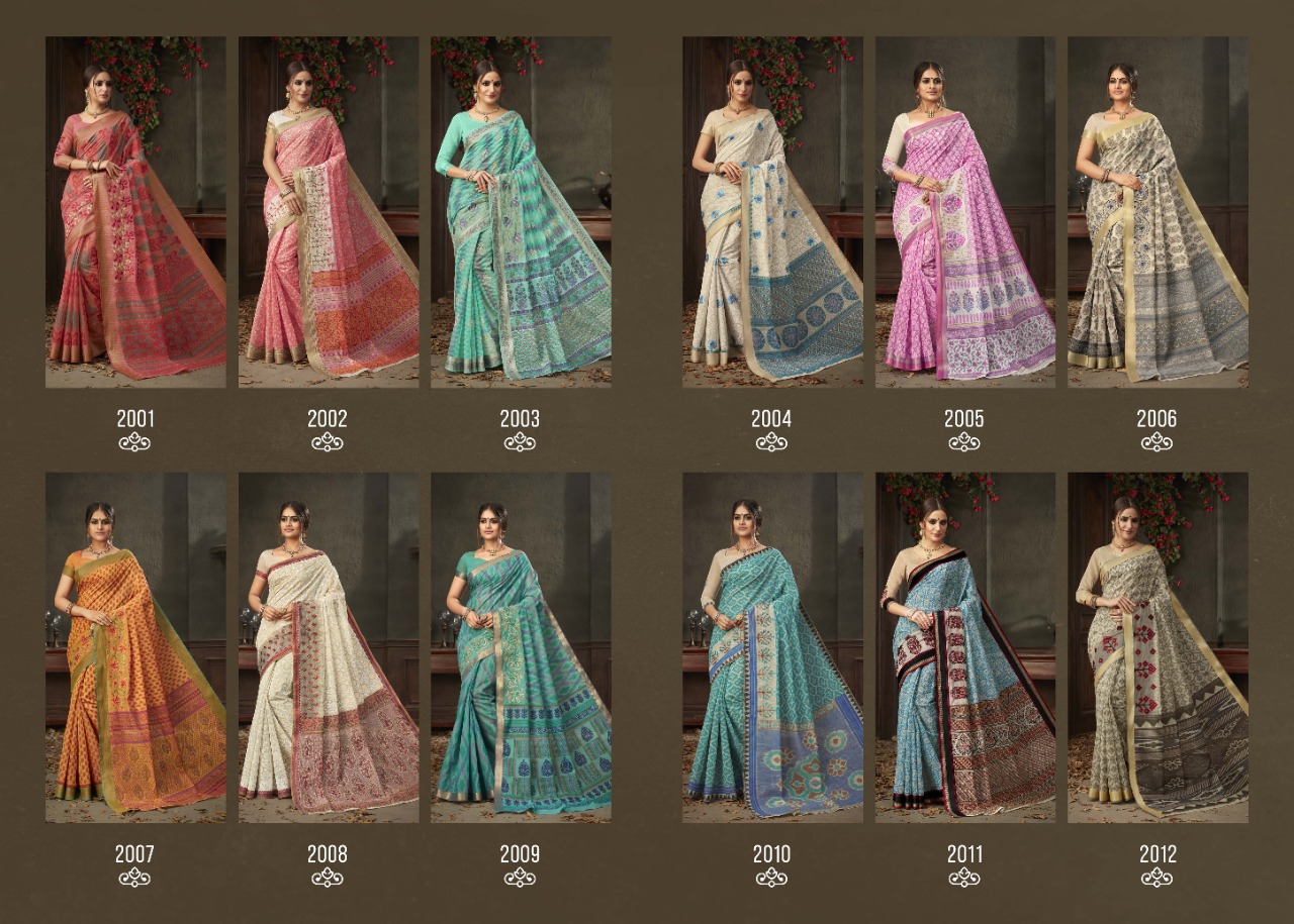 Anmol Presents Kaira Vol-2 Traditional Wear Chanderi Silk With Embroidery Work Sarees Catalogue Wholesaler