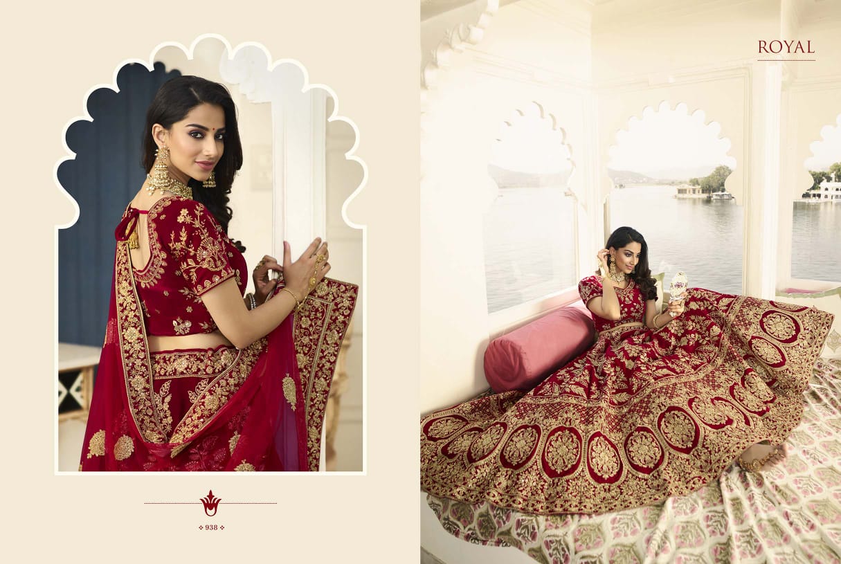 Royal Presents Royal Vol-9 937 To 945 Heavy Designer Wedding Wear Special Lehenga Choli Catalogue Wholesaler And Exporters