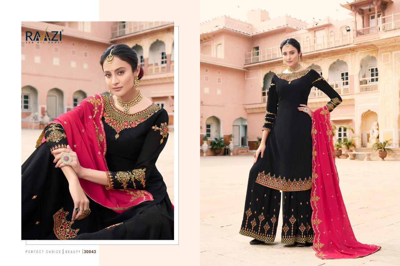 Rama Fashion Presents Dilbaro 30041 To 30048 Series Designer Party Wear Plazzo Style Salwar Suit Catalog Wholesaler