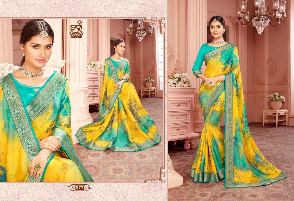 Vishal Sarees Presents Classique Vol-2 Designer Digital Printed Sarees Catalogue Wholesaler And Exporters
