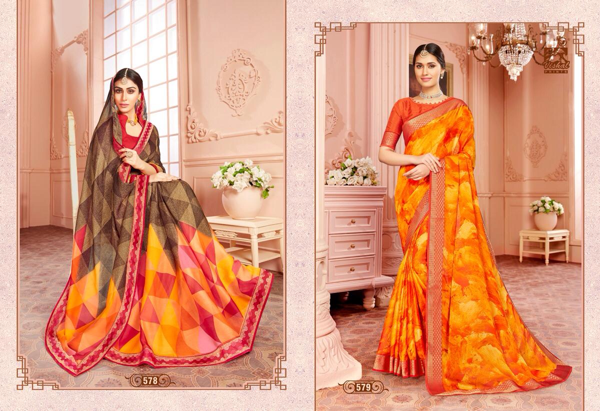 Vishal Sarees Presents Classique Vol-2 Designer Digital Printed Sarees Catalogue Wholesaler And Exporters