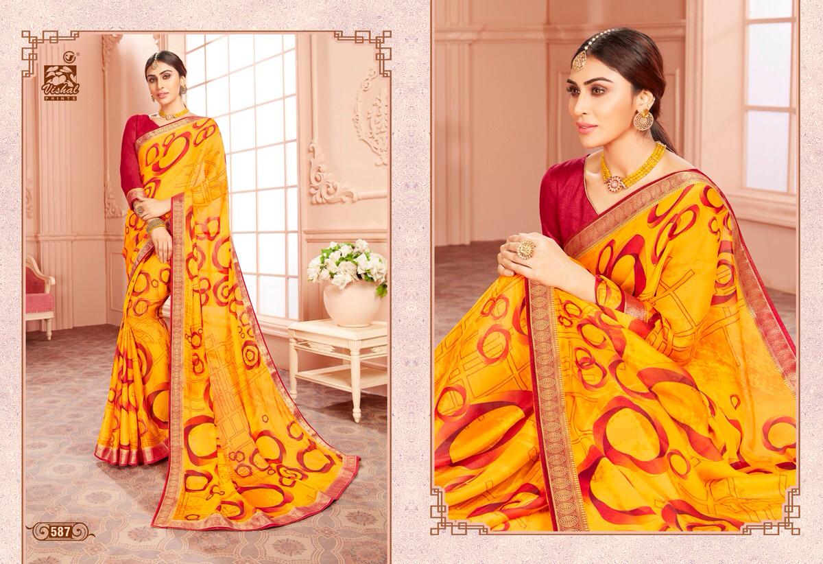 Vishal Sarees Presents Classique Vol-2 Designer Digital Printed Sarees Catalogue Wholesaler And Exporters