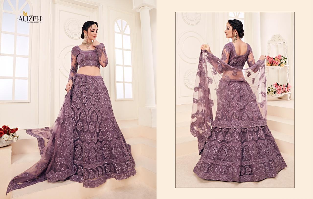 Elizah Presents Bridal Heritage Colour Saga Wedding Wear Heavy Lehenga Choli Catalog Wholesaler And Exporters