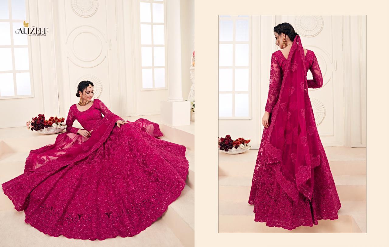 Elizah Presents Bridal Heritage Colour Saga Wedding Wear Heavy Lehenga Choli Catalog Wholesaler And Exporters