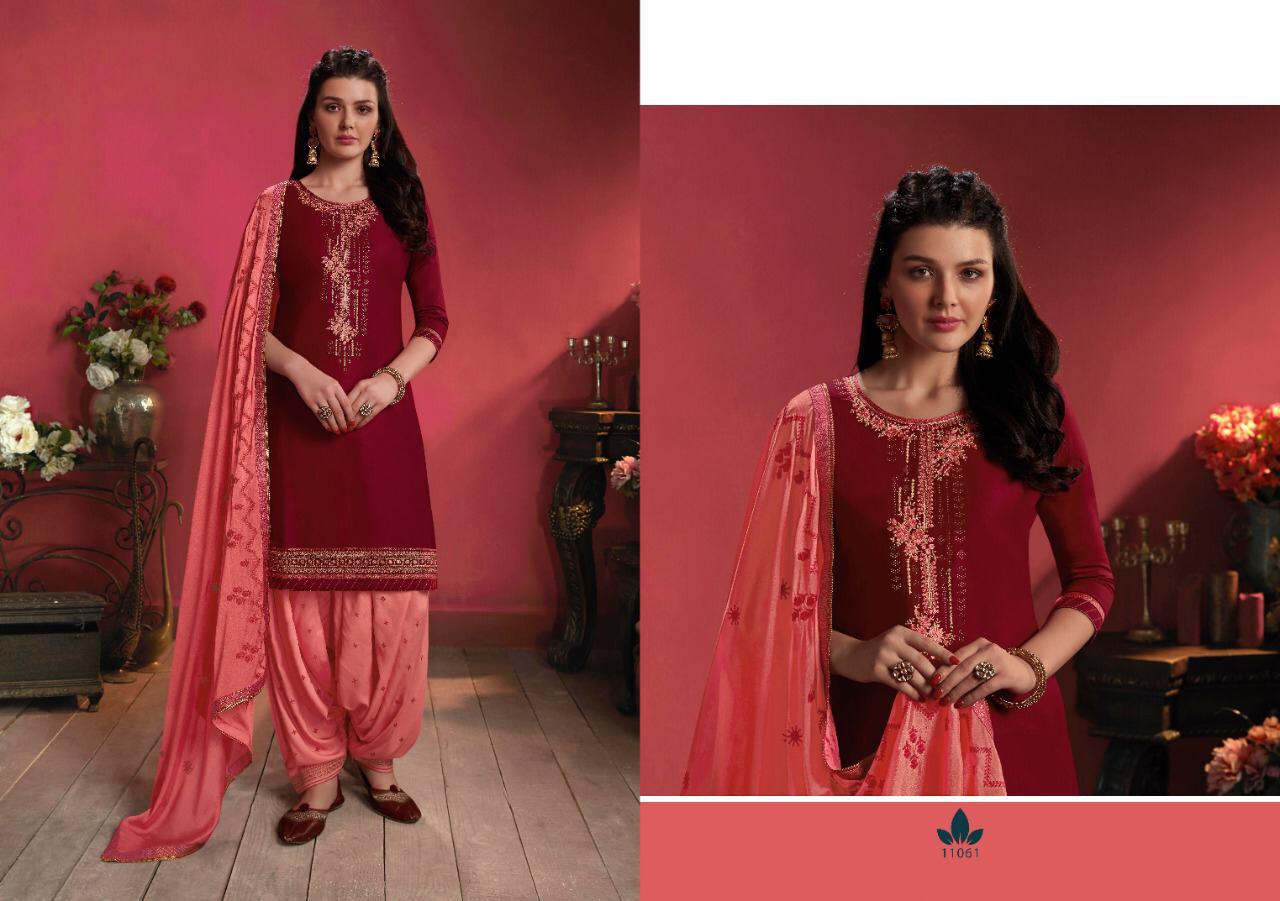 Kajree Presents Fashion Of Patiala Vol-26 Designer Party Wear Punjabi Style Readymade Cotton With Embroidery Work Patiala Salwar Suit Catalogue Wholesaler