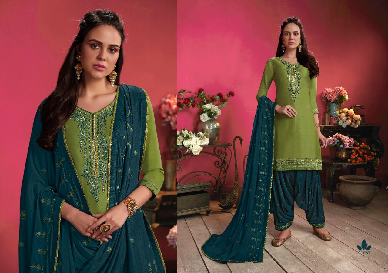 Kajree Presents Fashion Of Patiala Vol-26 Designer Party Wear Punjabi Style Readymade Cotton With Embroidery Work Patiala Salwar Suit Catalogue Wholesaler