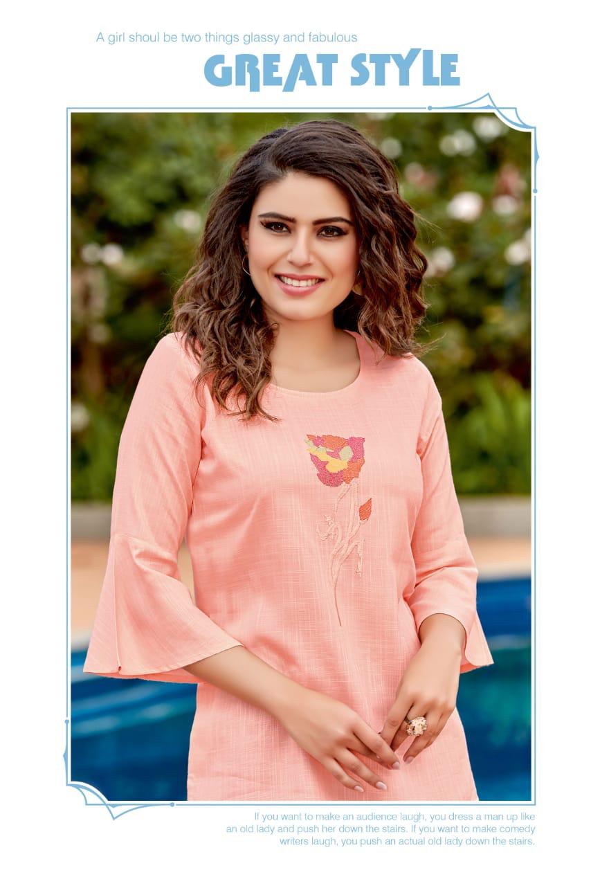 Mittoo Presents Poorva Vol-8 Designer Summer Wear Western Top Collection