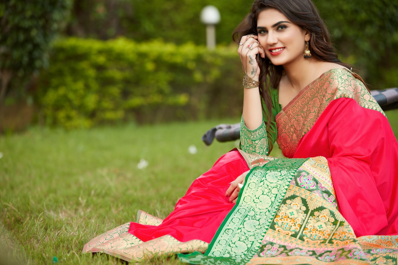 Rajyog Presents Kasturi Silk Indian Soft Silk Sarees Catalogue Wholesaler