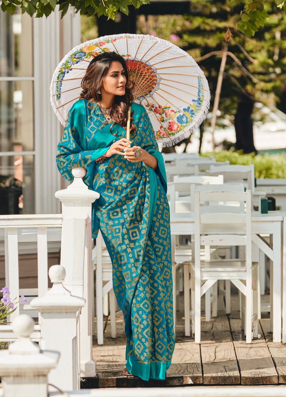Lt Sarees Presents Guzarish Indian Traditional Wear Printed Kota Brasso Sarees Catalogue Wholesaler