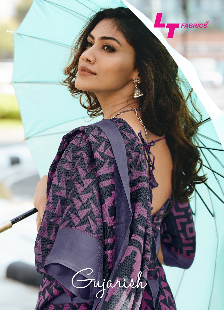 Lt Sarees Presents Guzarish Indian Traditional Wear Printed Kota Brasso Sarees Catalogue Wholesaler