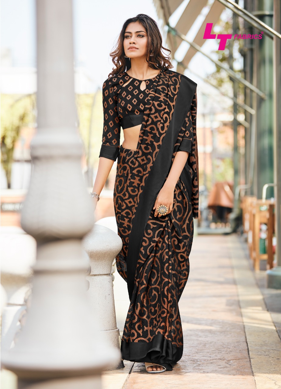 Lt Sarees Presents Guzarish Indian Traditional Wear Printed Kota Brasso Sarees Catalogue Wholesaler