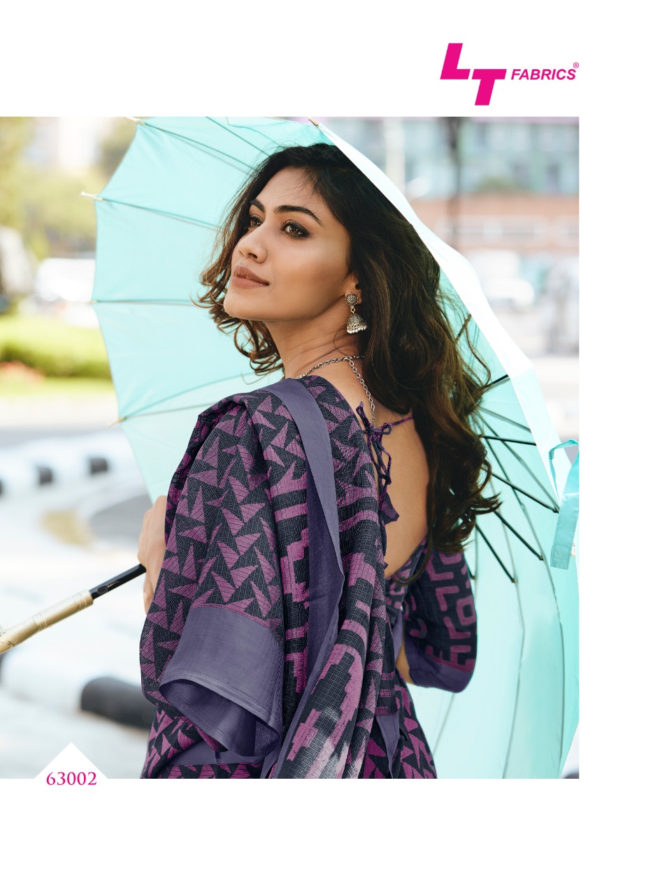 Lt Sarees Presents Guzarish Indian Traditional Wear Printed Kota Brasso Sarees Catalogue Wholesaler