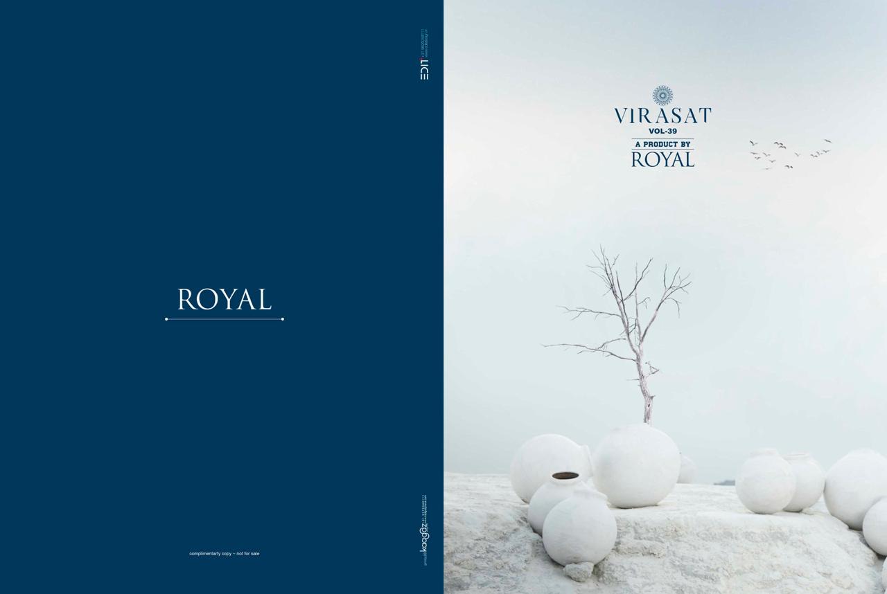 Royal Presents Virasat Vol-39 Exclusive Designer Party Wear Silk Sarees With Blouse Collection At Wholesale