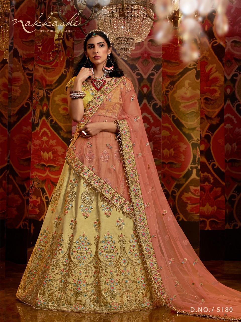 Nakkashi Presents Jashn 5173 To 5183 Series Exclusive Bridal Designer Lehenga Choli Catalog Wholesaler