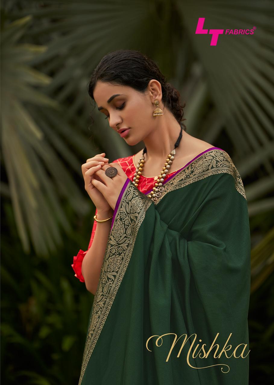 Lt Sarees Presents Mishka Exclusive Designer Party Wear Viscose Sarees With Fancy Blouse Catalogue Wholesaler And Exporters