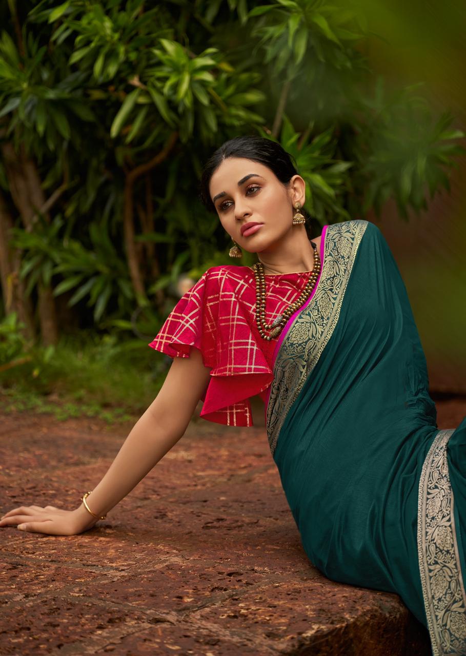 Lt Sarees Presents Mishka Exclusive Designer Party Wear Viscose Sarees With Fancy Blouse Catalogue Wholesaler And Exporters