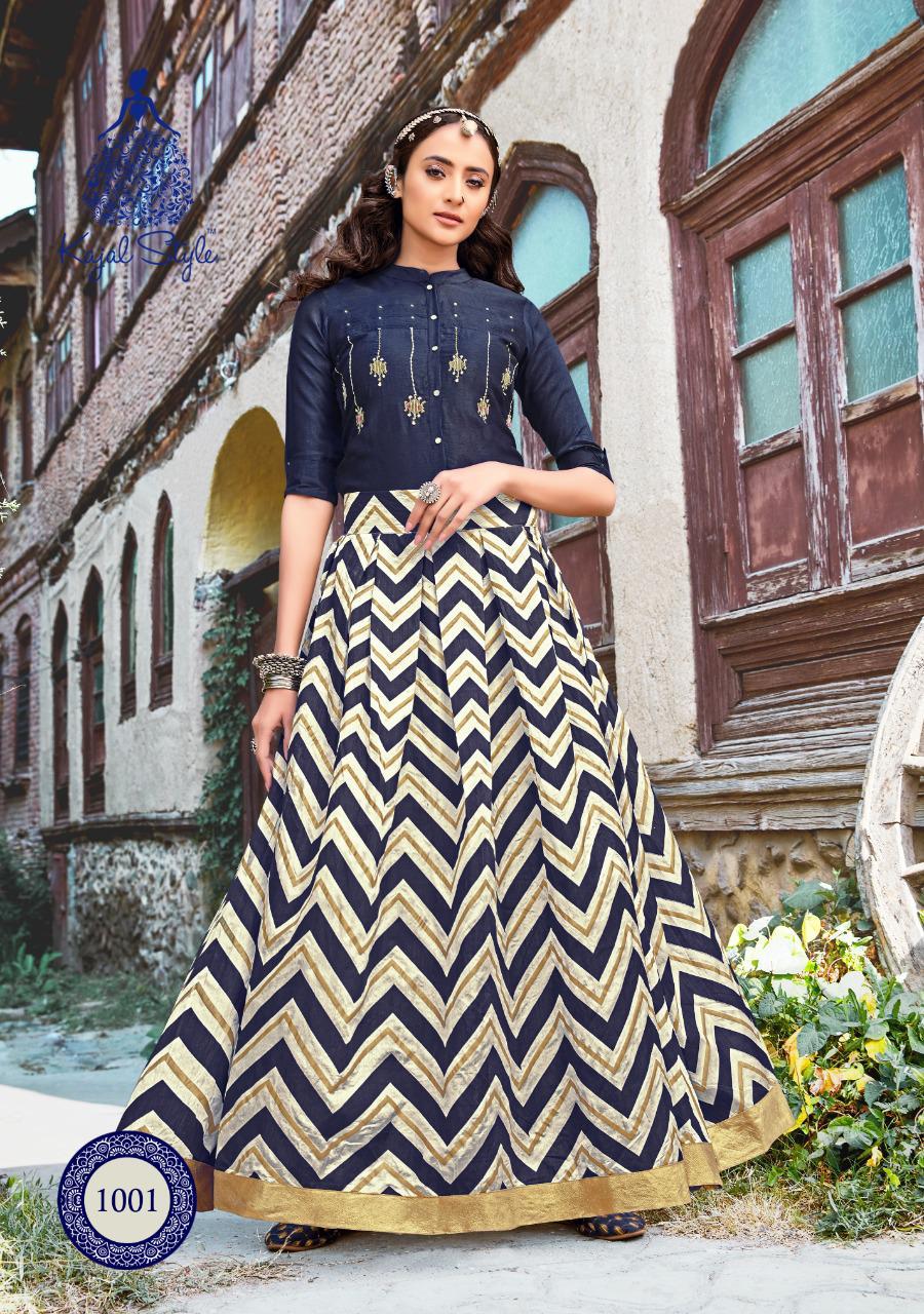 Kajal Style Presents Fashion Fabulous Vol-1 Festival Waer Top With Skirt Collection At Wholesale