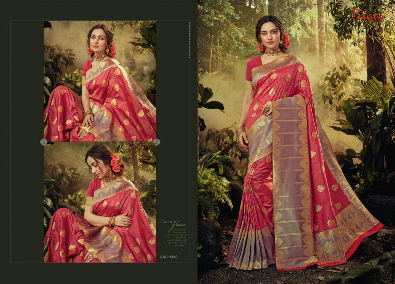 Jamavar Silk By Patang Indian Traditional Wear Silk Sarees Catalogue Wholesaler