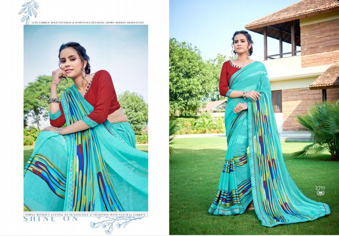 Laxmimaya Presents Naira Heavy Soft Georgette Printed Sarees Cataloge Wholesaler