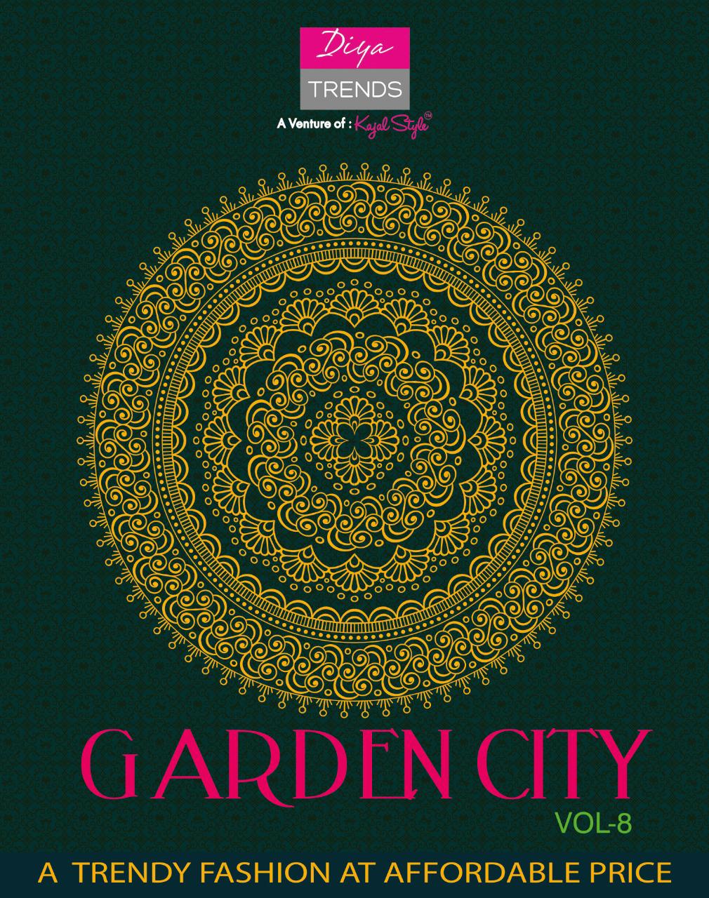 Diya Trends Presents Garden City Vol-8 Fancy Straight Rayon Daily Wear Kurtis Catalog Wholesaler