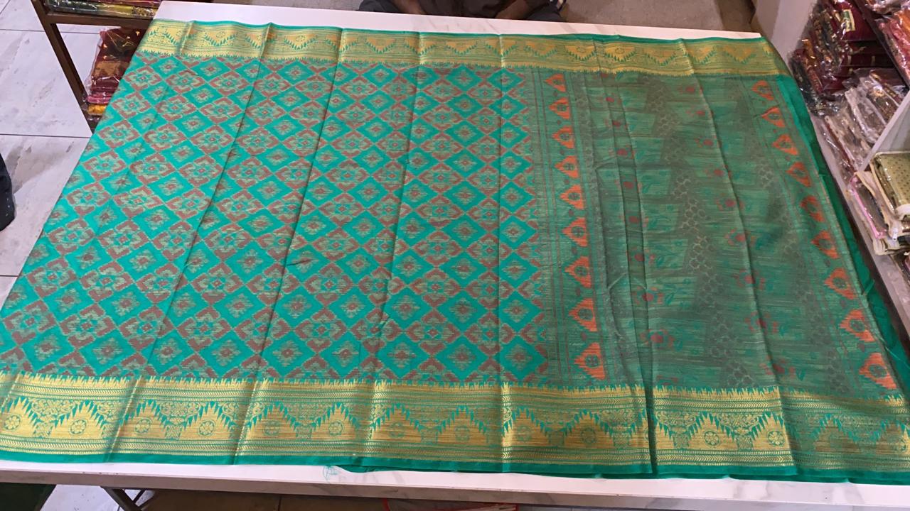 Rajguru Presents Hit Colour Fancy Silk Sarees Catalogue Wholesaler