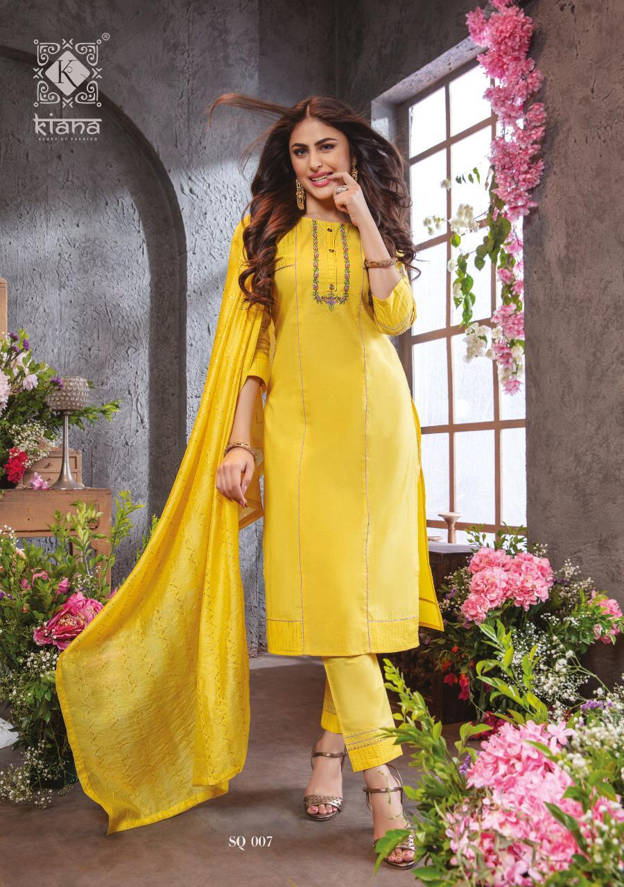 Kiana Kurtis Presents Summer Queen Pure Cotton Kurtis With Pents And Dupatta Special Summer Wear Collection At Wholesale Prices