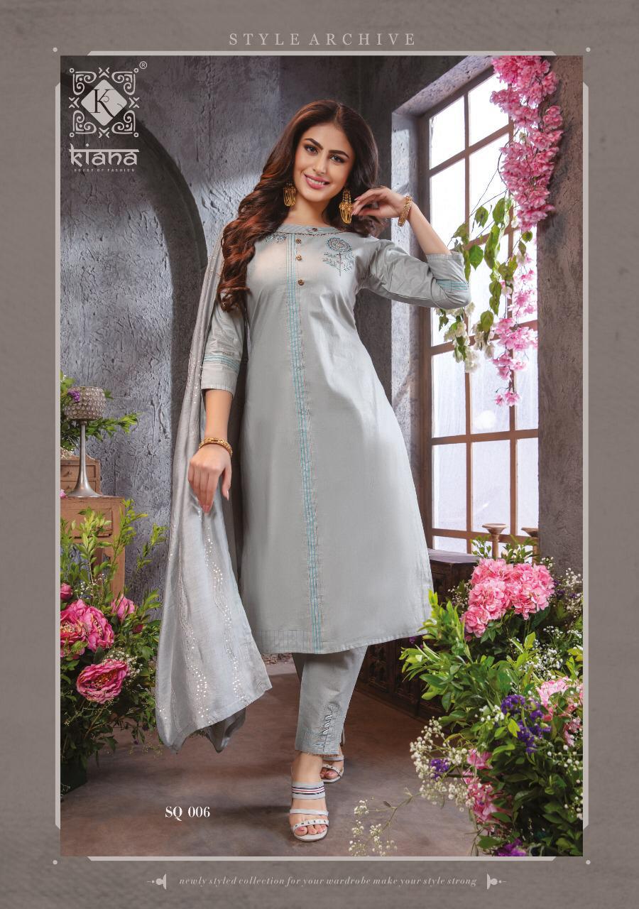 Kiana Kurtis Presents Summer Queen Pure Cotton Kurtis With Pents And Dupatta Special Summer Wear Collection At Wholesale Prices
