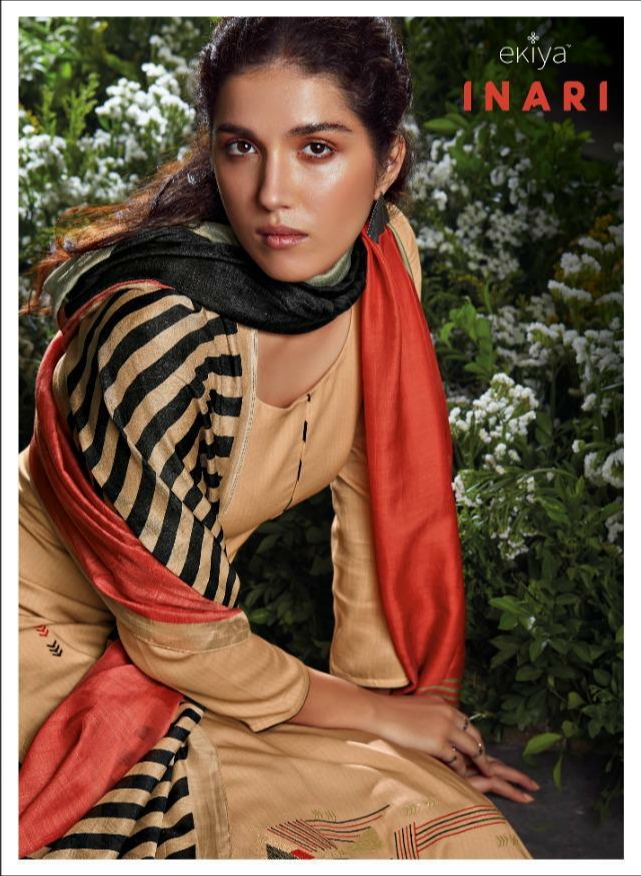 Ganga Presents Inari Designer Fashionable Cotton Satin Digital Printed With Embroidery Work Plazzo Style Salwar Suit Catalogue Wholesaler