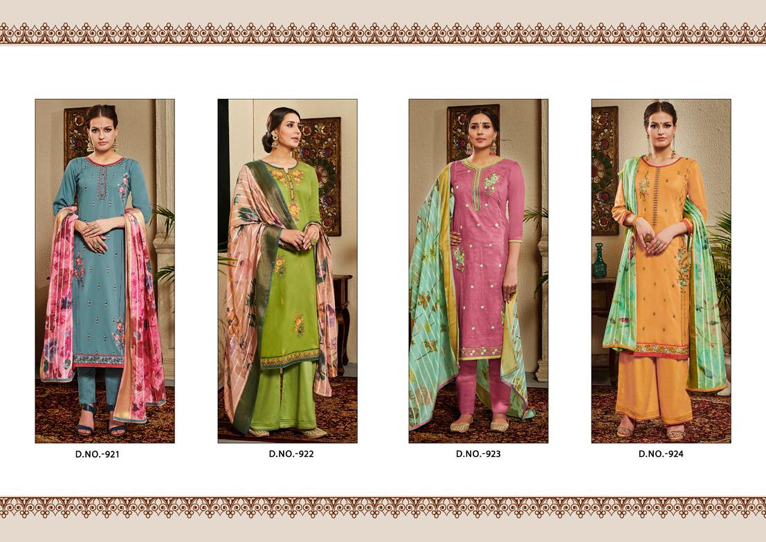 Kalarang Present  Violet Palazzo Salwar Suit Wholesaler