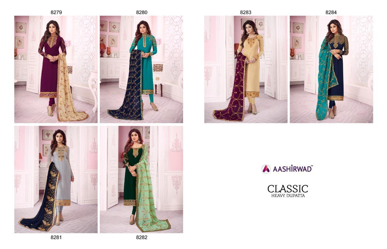 Aashirwad Present Classic Designer Salwar Suit Wholesaler