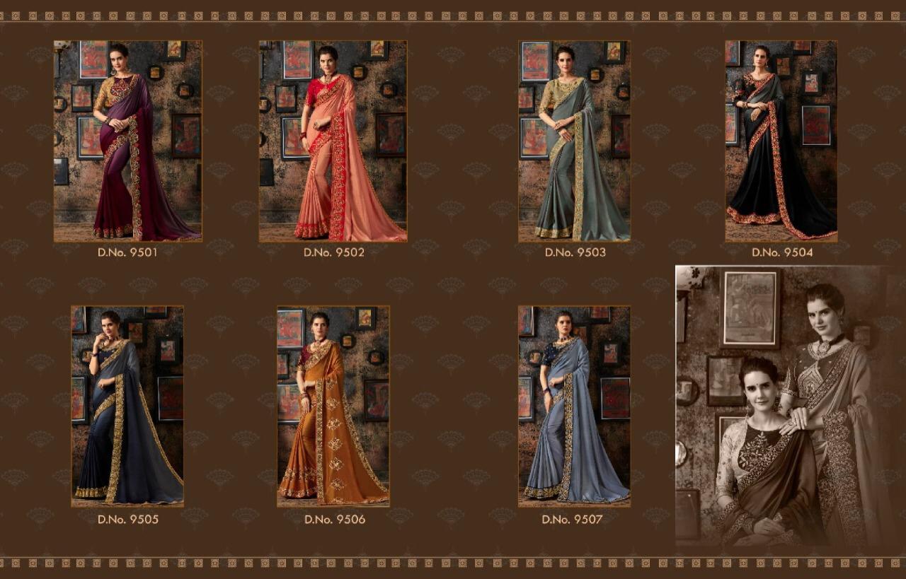 Kessi Sarees Presents Kiana Fancy Designer Sarees Catalog Wholesaler