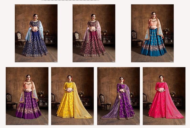 An Presents Cultural Hit Designer Traditional Wear Lehenga Choli Catalog Wholesaler