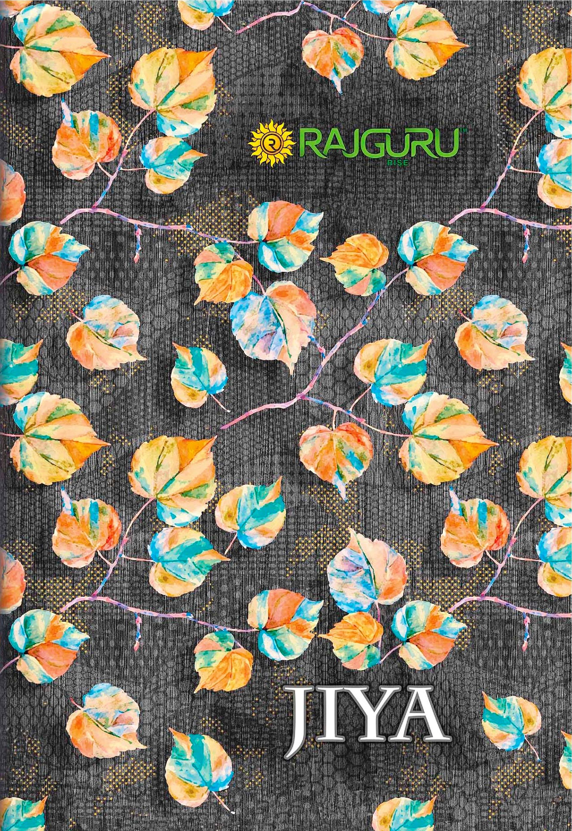 Rajguru Presents Jiya Beautiful Designer Partywear Chiffon And Maslin Silk Sarees Catalog Wholesaler And Exporters