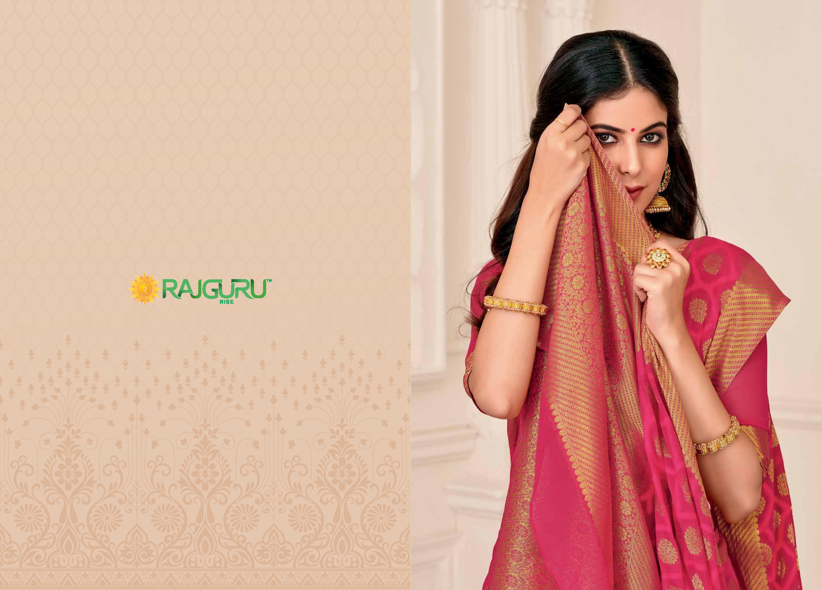 Rajguru Presents Jiya Beautiful Designer Partywear Chiffon And Maslin Silk Sarees Catalog Wholesaler And Exporters